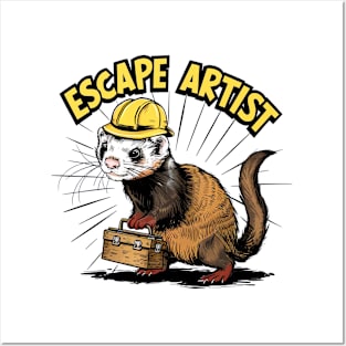 Escape artist cute Posters and Art